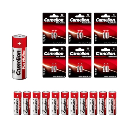Camelion N LR1 1.5V Alkaline Specialty Battery 12PK LR1-BP2-6